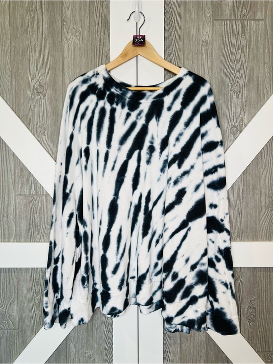 Zella Tops - 354. Zella Coastal Tie Dye Crewneck Sweatshirt 3x